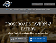 Tablet Screenshot of crossroadseatery.com